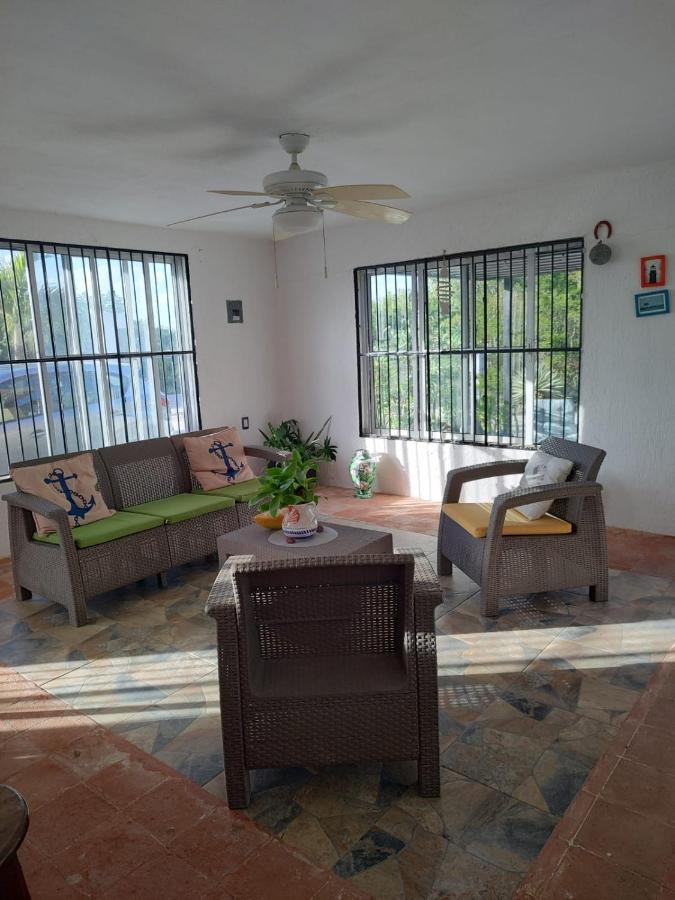 Casa Ibiza Celestun Villa Bagian luar foto
