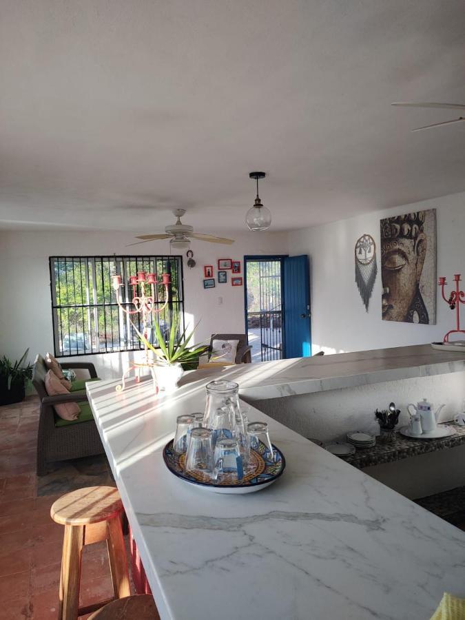 Casa Ibiza Celestun Villa Bagian luar foto