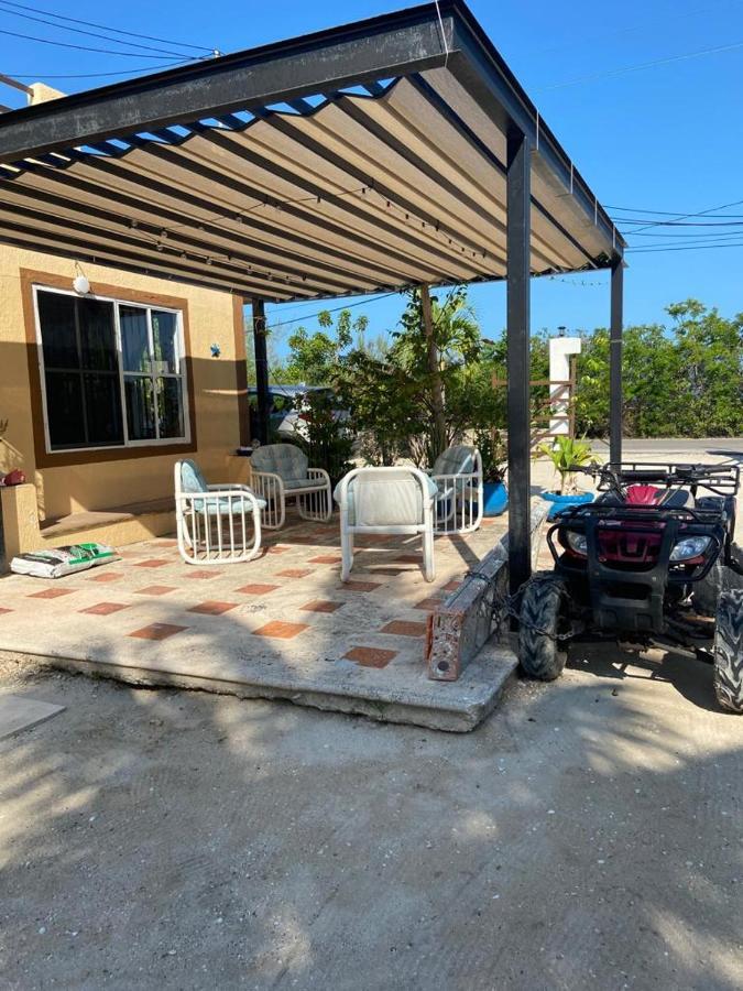 Casa Ibiza Celestun Villa Bagian luar foto