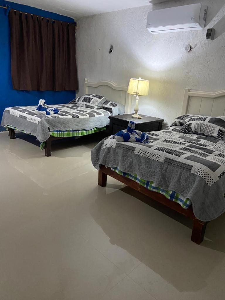 Casa Ibiza Celestun Villa Bagian luar foto