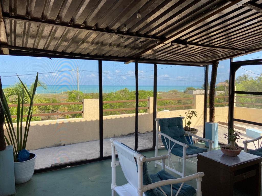 Casa Ibiza Celestun Villa Bagian luar foto