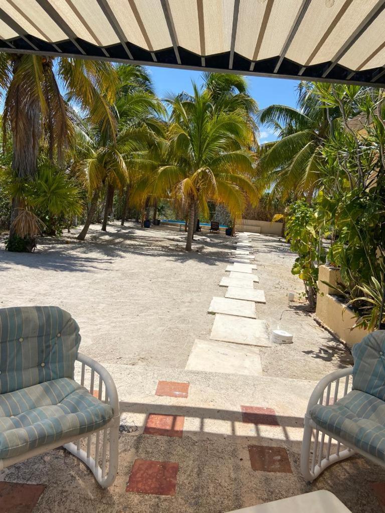 Casa Ibiza Celestun Villa Bagian luar foto