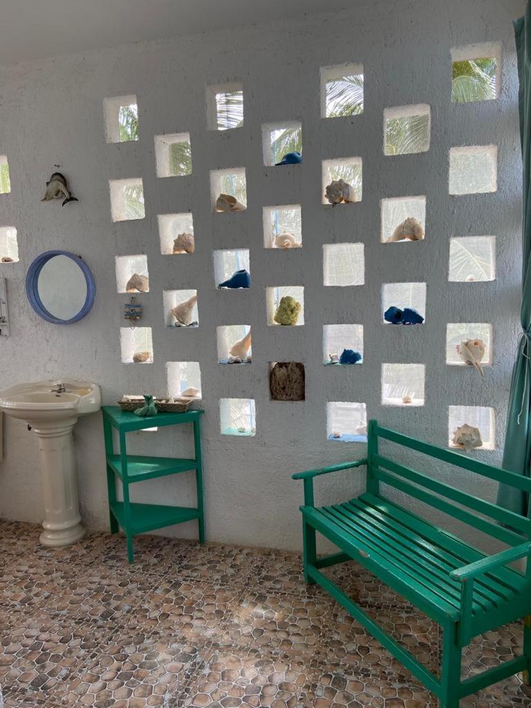 Casa Ibiza Celestun Villa Bagian luar foto